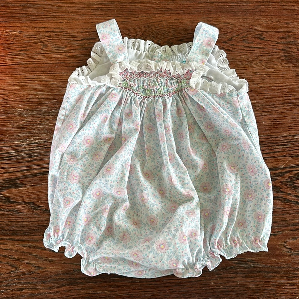 Vintage Baby Bubble with Embroidery
